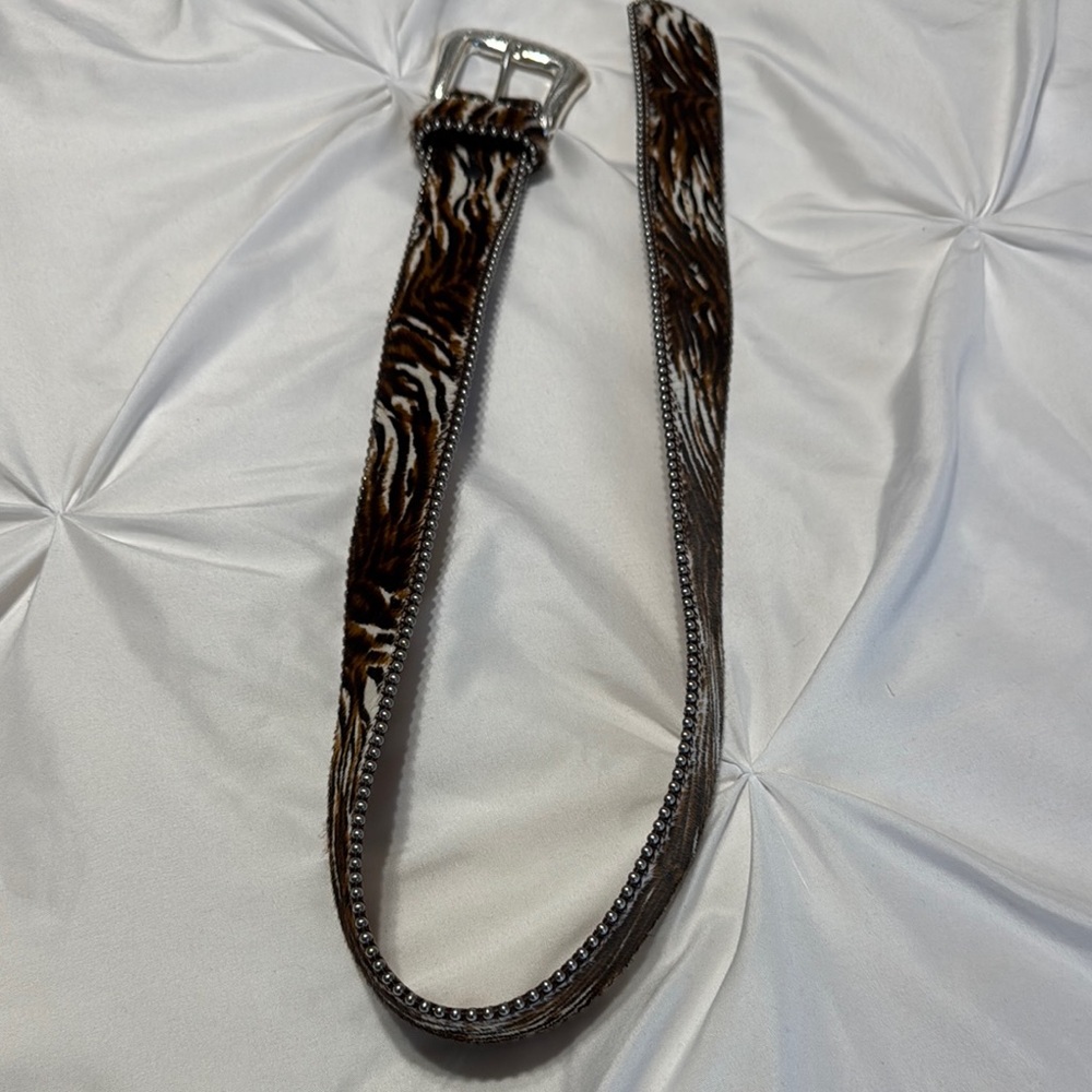 NWOT Leather Animal Print Women’s Belt